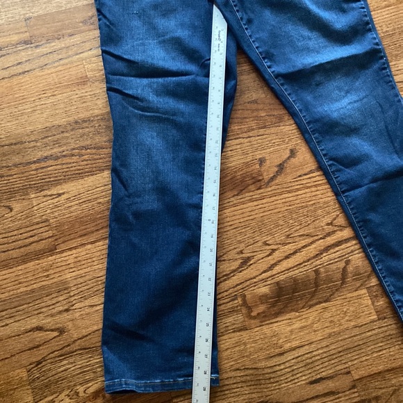 Talbots high waist straight leg dark wash jeans stretch size 16w nice preloved - Picture 10 of 11